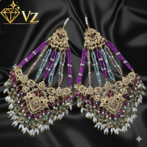 Nauratan Maharani Jhumar (Bridal Passa Headpiece) - Image 2